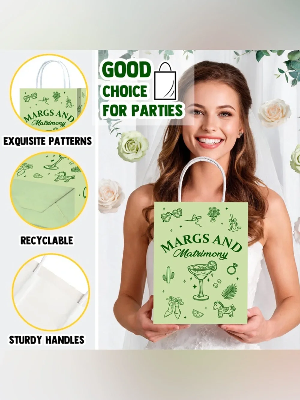 Margs and Matrimony Goodie Bags with Handles
